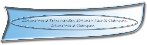 World team member since 1997, 9-time National Champion, two time World Champion